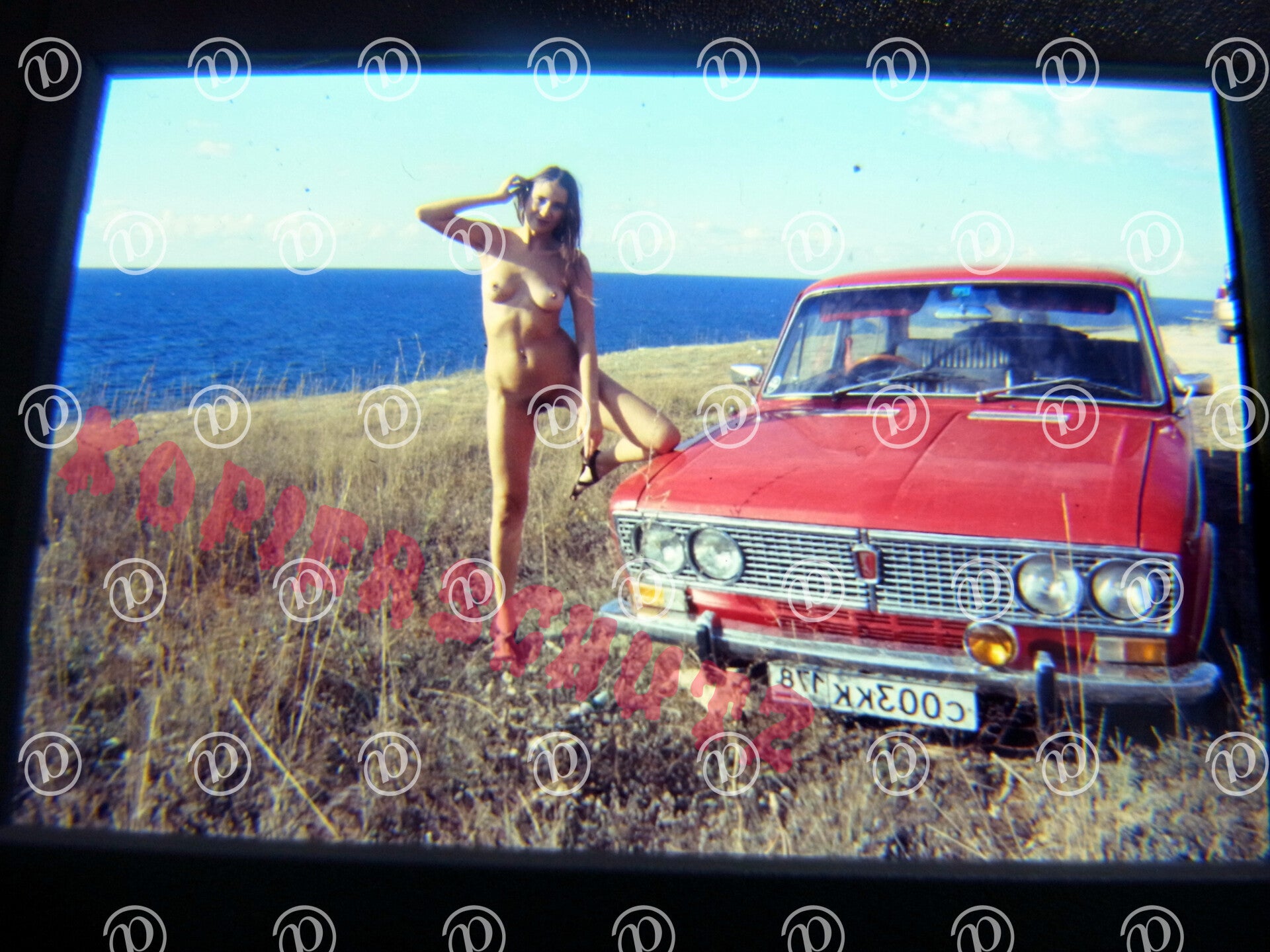 D03/ 19 Schönes Akt Erotik Dia 35mm