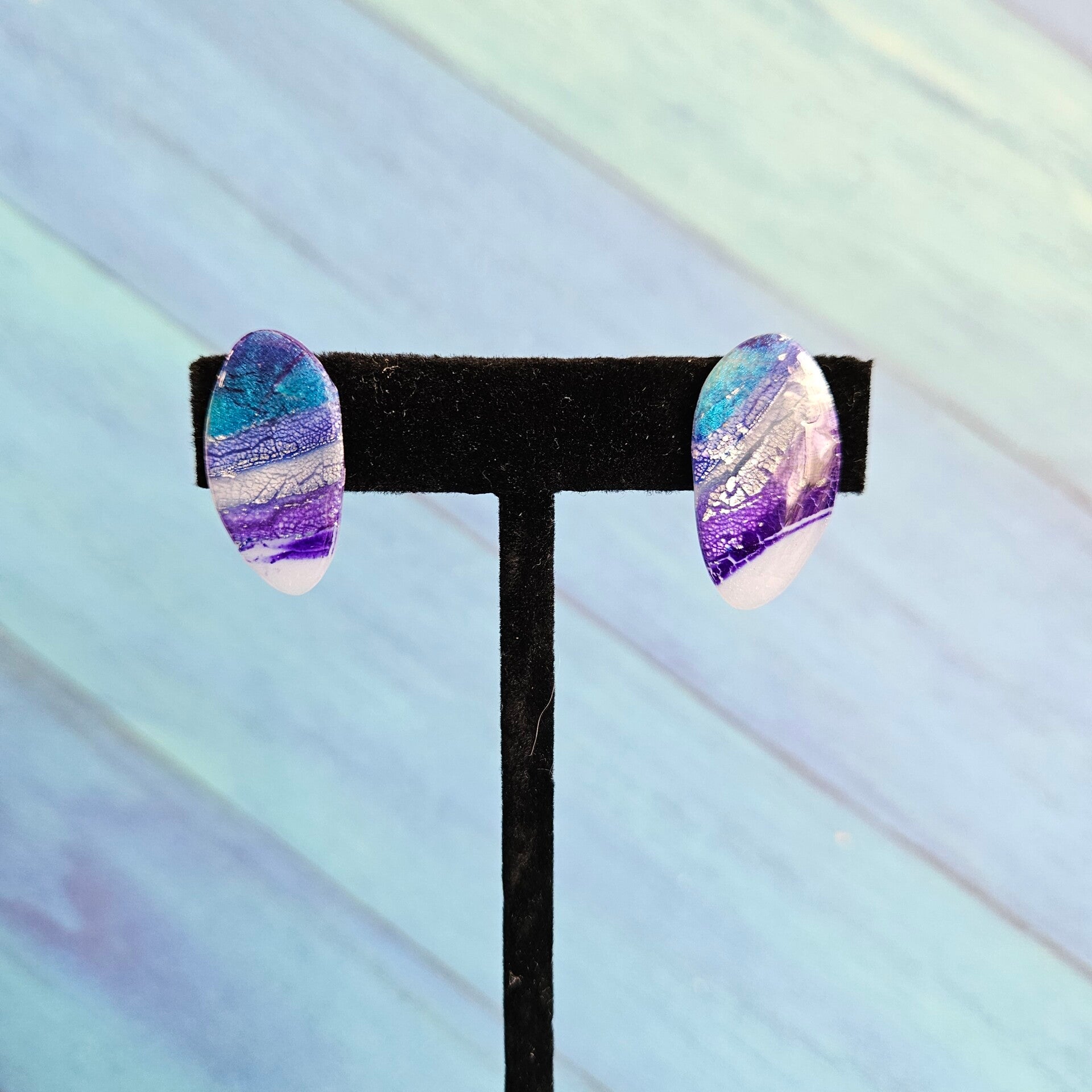 pebble oorstuds (RVS oorstekers) (PMK Nungwi-sealine)