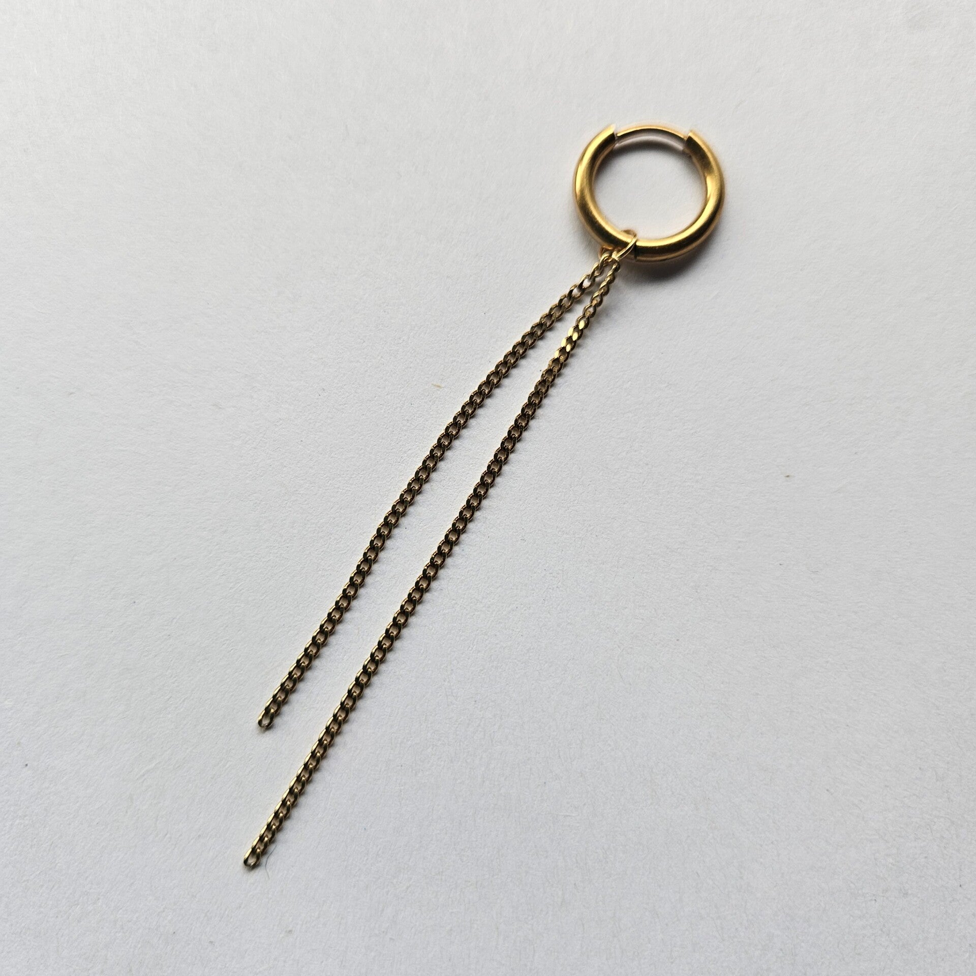 Mix&match bedel: duosliertjes XXS (1.5mm) RVS goud- of zilverkleurig (per stuk) (excl. oorringen)