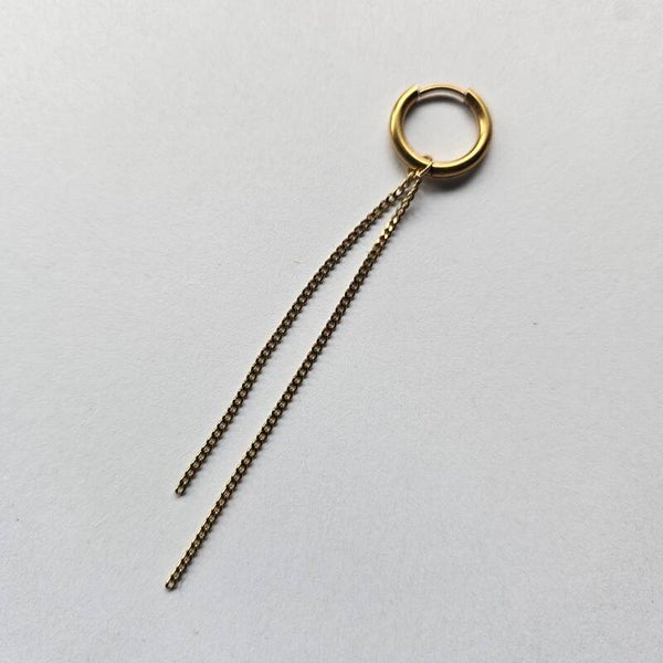 Mix&match bedel: duosliertjes XXS (1.5mm) RVS goud- of zilverkleurig (per stuk) (excl. oorringen)