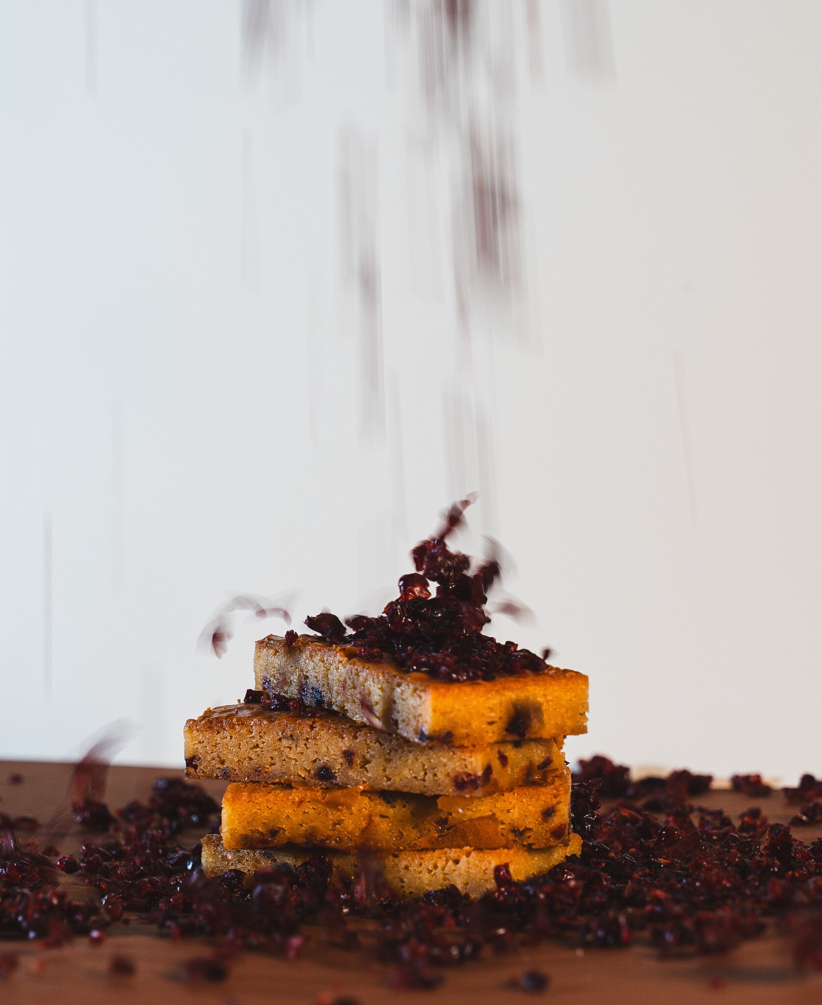 Blondies met witte chocolade & cranberry