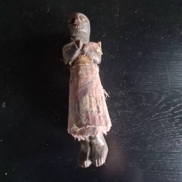 Nepal - Unique Carved Wood Guardian Figure/Statue Nepal  (#904)