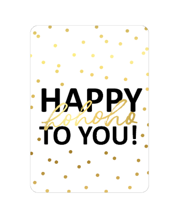 Kaart - Happy hohoho to you