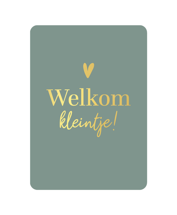 Kaart - Welkom kleintje