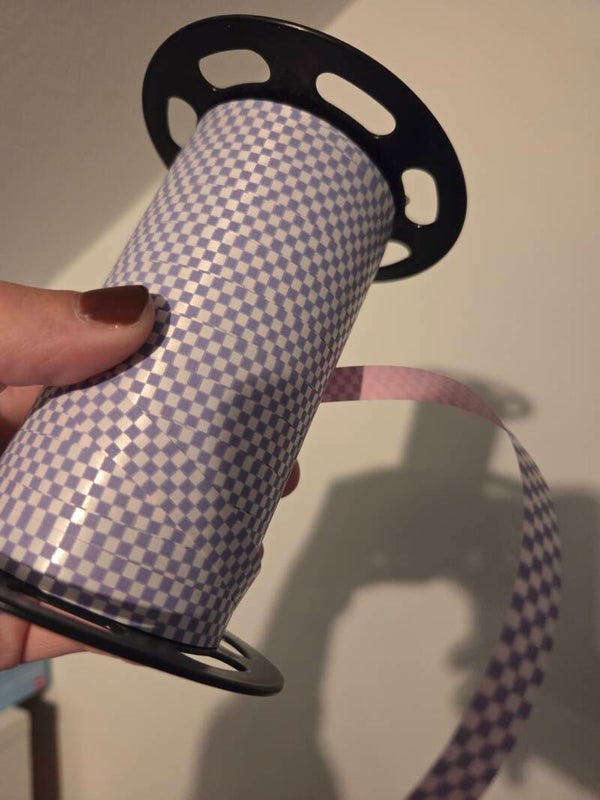 Rol lint Lila geblokt - Roze