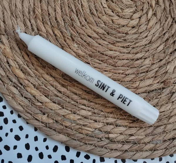 Kaars - Welkom sint & piet