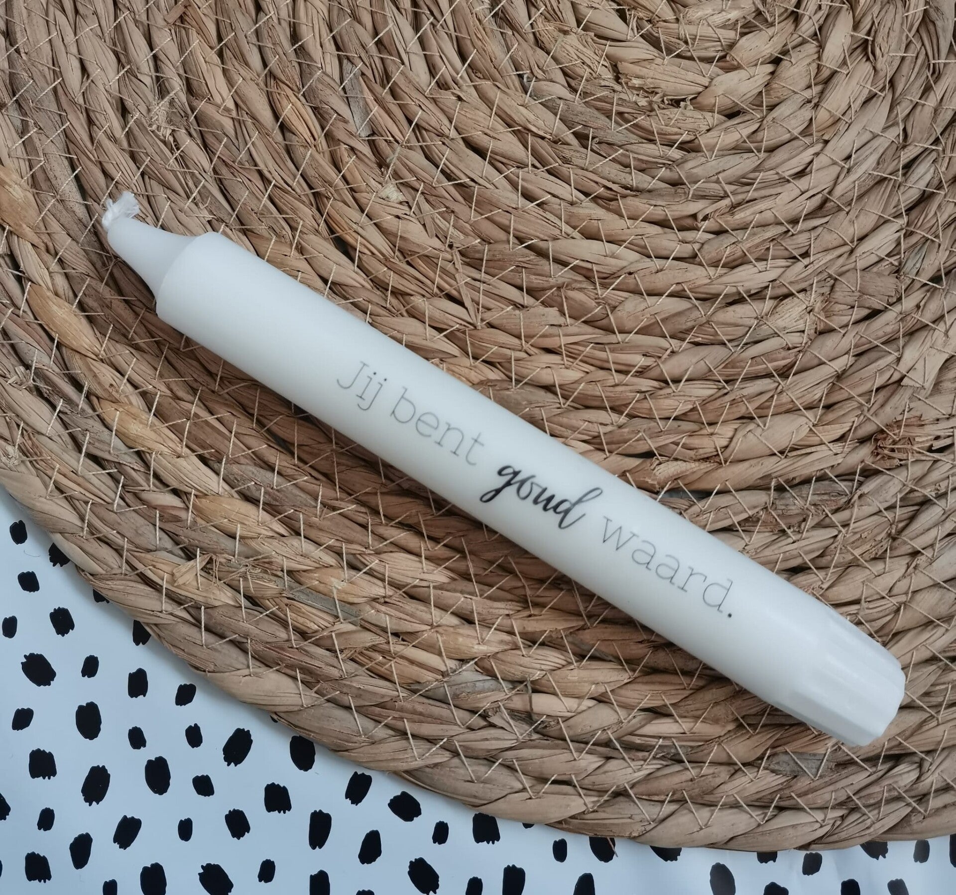 Kaars - Jij bent goud waard