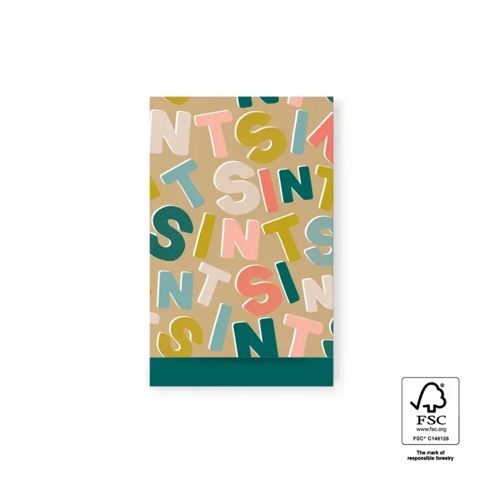 Cadeauzakje M - Letterfeest Sint