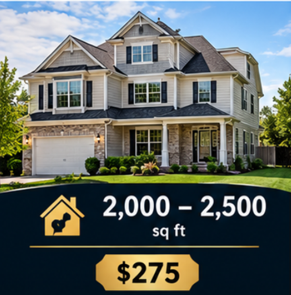 Standard (2,000 - 2,500 sq ft)