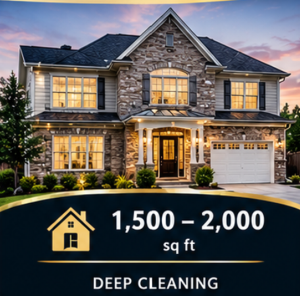 Deep Clean ( 1,500 - 2,000 sq ft )
