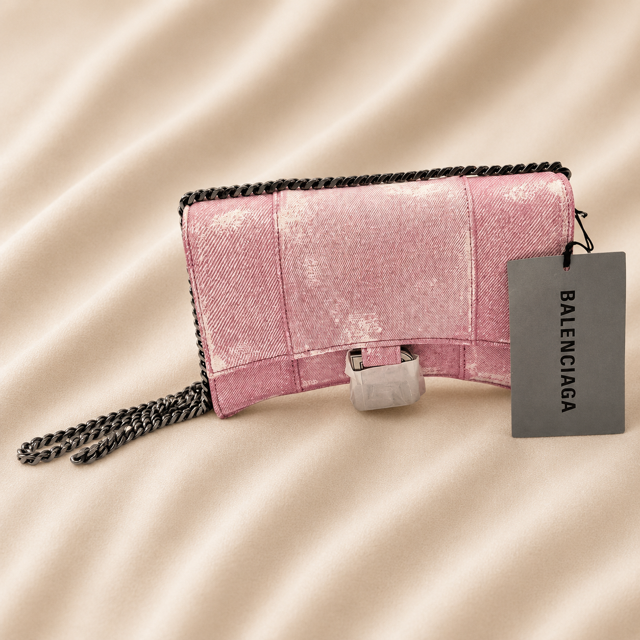 Sac Hourglass Wallet Balenciaga