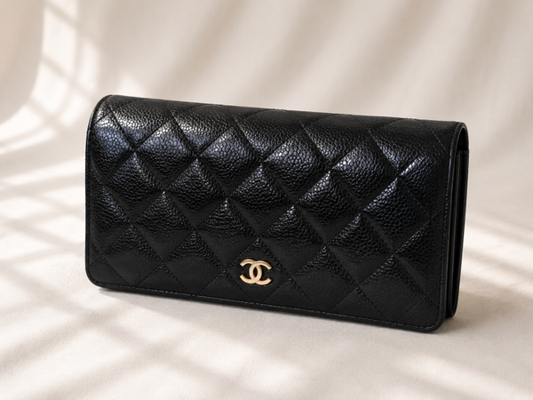 Portefeuille Chanel en cuir Timeless/Classique