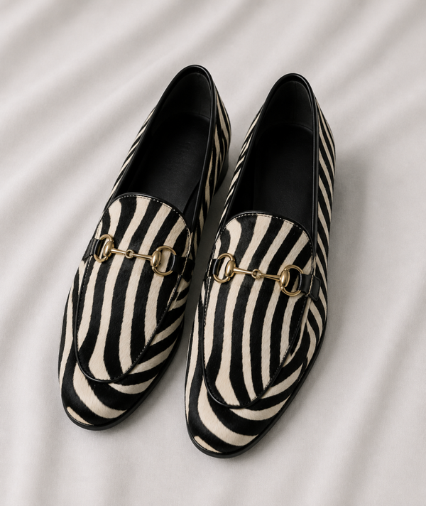 Mocassins Jordaan zèbre Gucci T -41