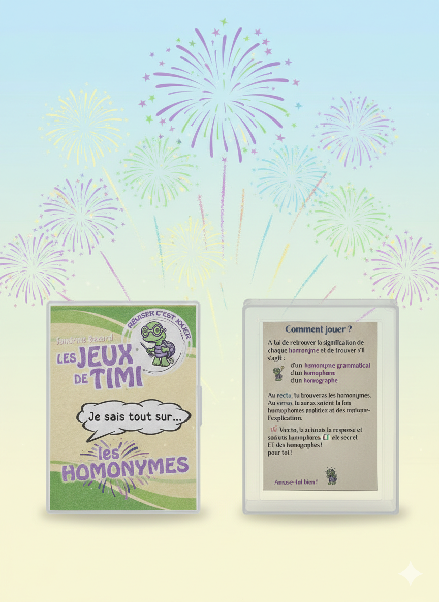 Nouveau jeu pédagogique