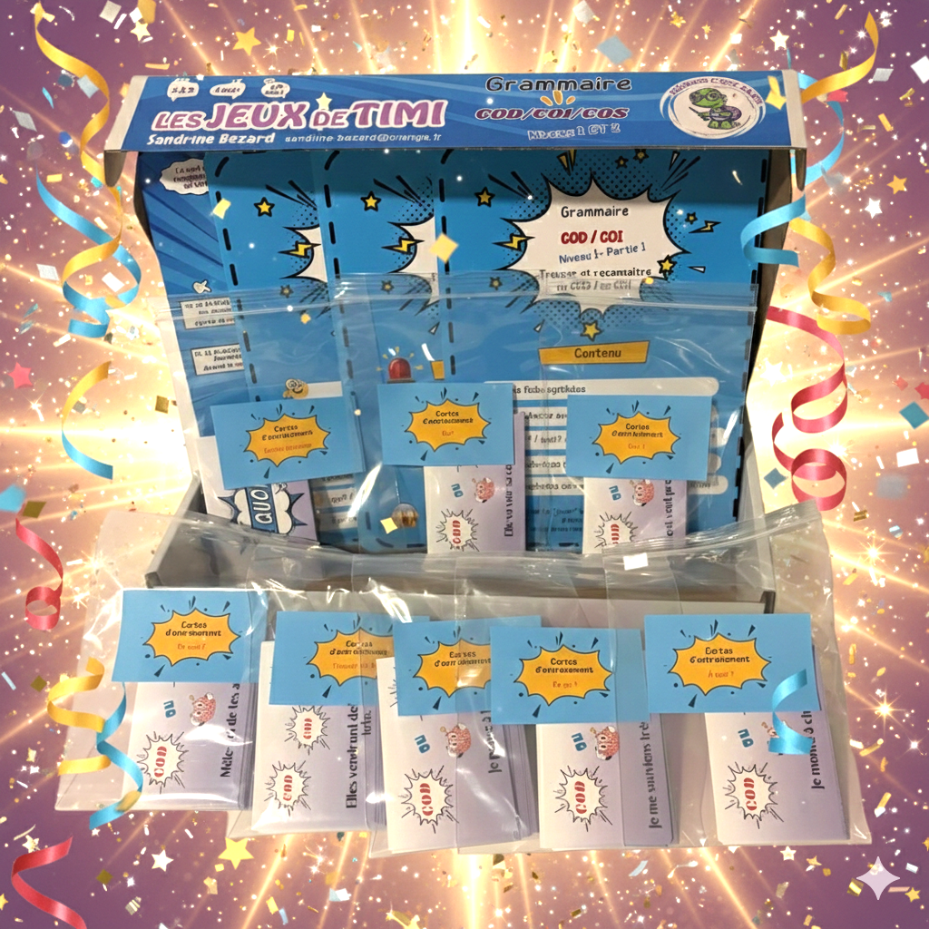 Le contenu d'une box de jeu