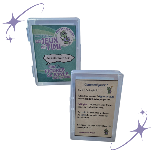 VOCABULAIRE - Je sais tout sur ... Les figures de style dans un texte littéraire