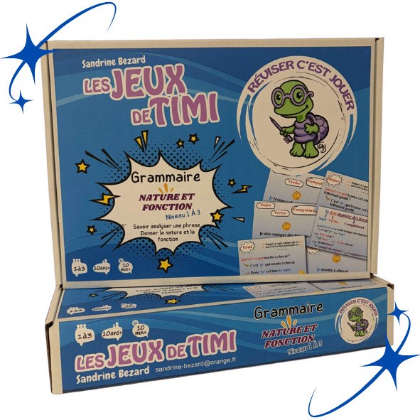 GRAMMAIRE - BOX 1 - Nature et Fonction - Niveau 1 et 3