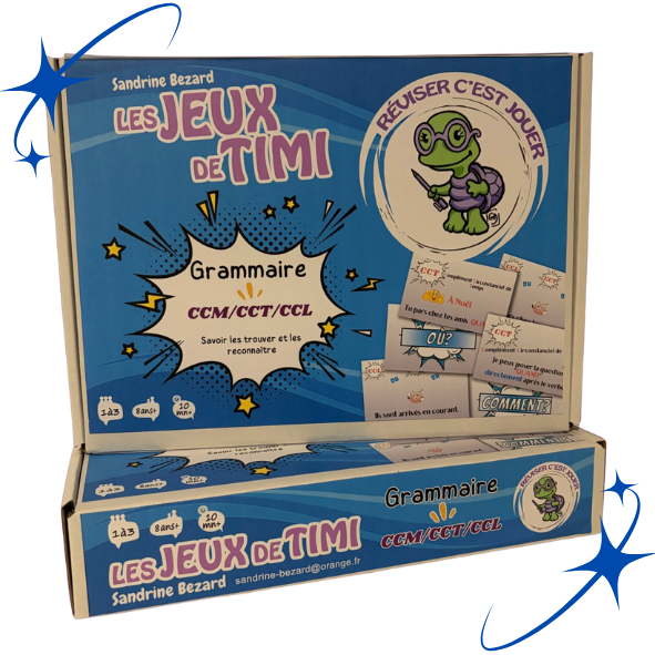 GRAMMAIRE - BOX 1 - CCL/CCM/CCT