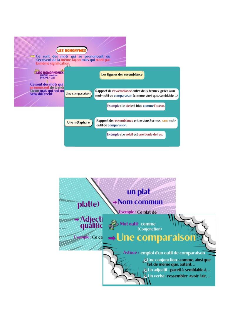 Jeux de cartes pour réviser le français