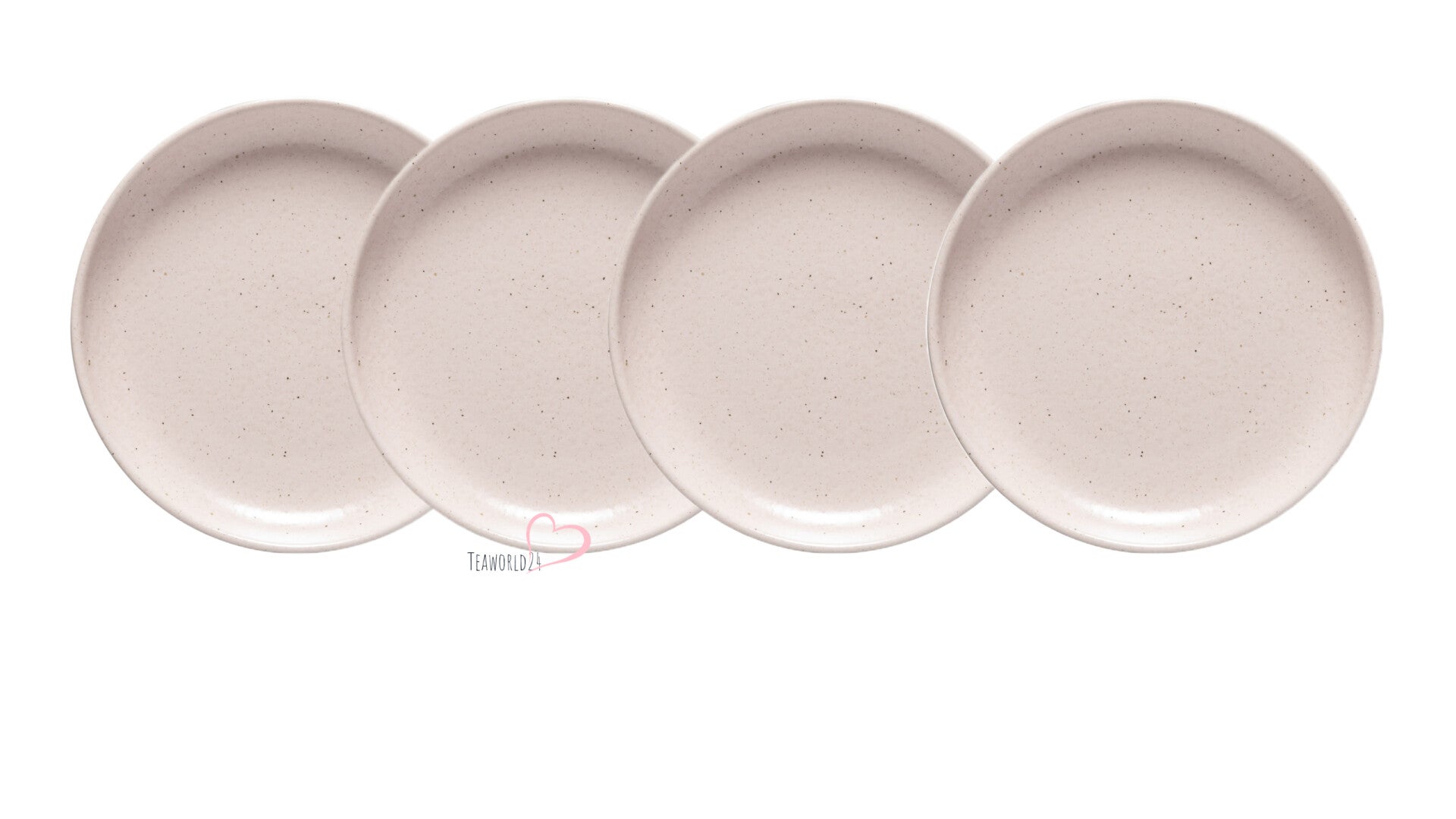 Casafina Pacifica Ontbijtbord Roze 23 cm, set van 4, 1652