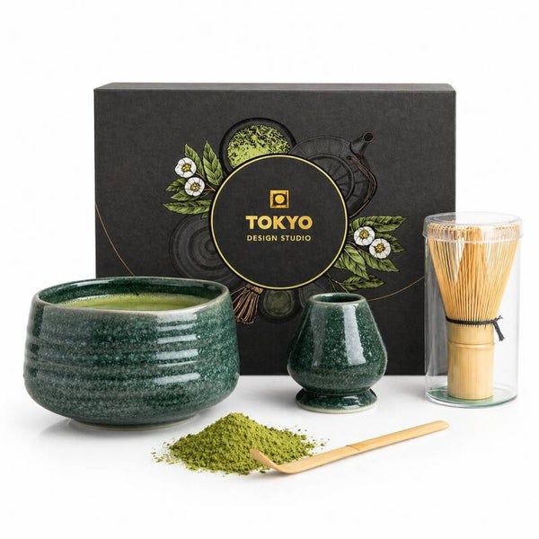 Tokyo Design Studio Matcha Cadeau Set – 4-delig – Groen, 22117