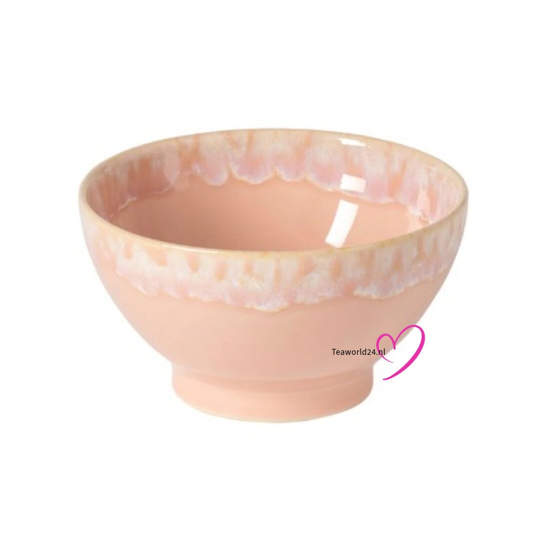 Costa Nova - servies - kom - Grespresso Roze- aardewerk - 14,5 cm rond - 7649