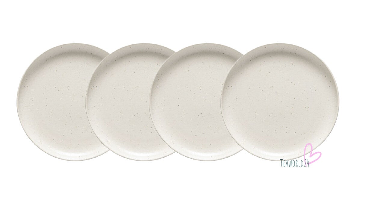 Casafina Pacifica Gebak - Ontbijtbord Creme 20cm, set van 4, 2633