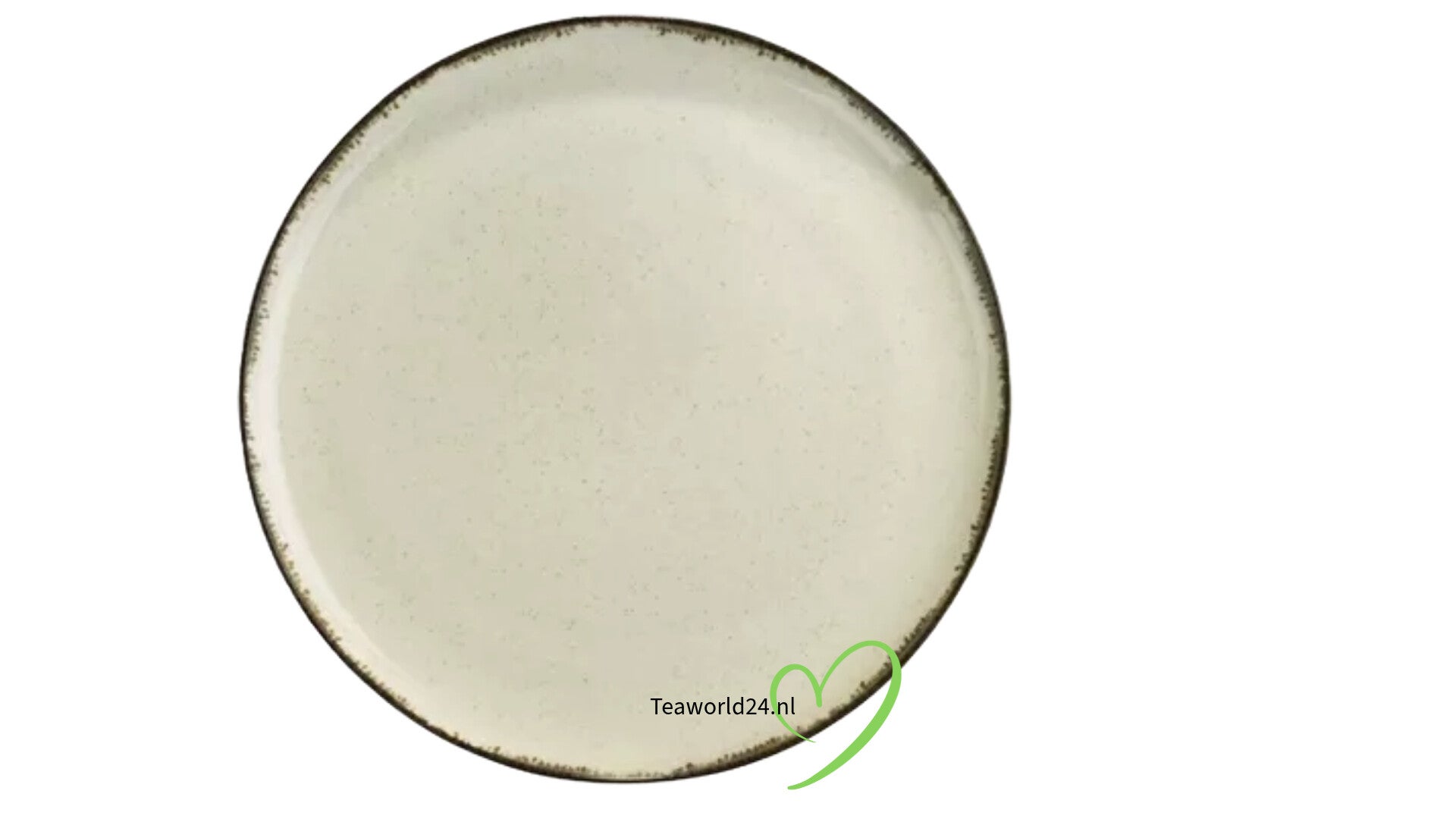 Kitchen trend - servies - Gebakbord / Ontbijtbord- Creme Ocean - porselein - 19 cm rond,  85530255 Los