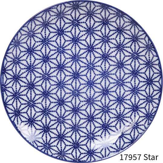 Tokyo Design Studio – Nippon Blue – Dinerbord – Ster – 25.7 x 3cm, 17957