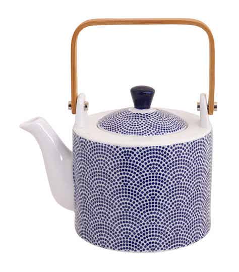 Tokyo Design Studio Nippon Blue theepot 0,8 liter in fraaie Geschenkdoos, 15634, 15635