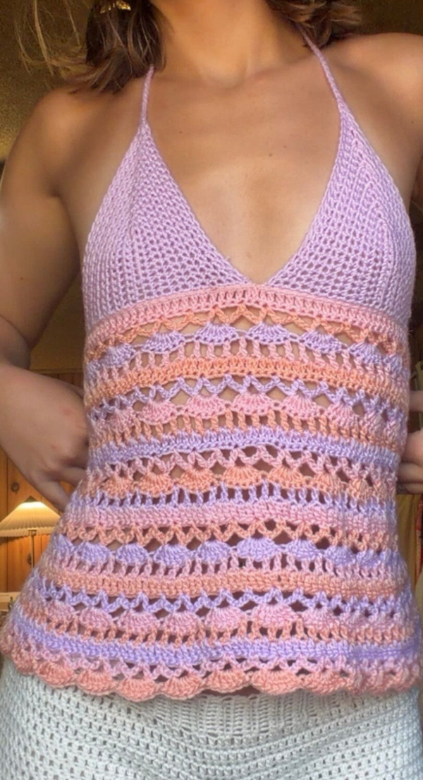 Sunrise shell top
