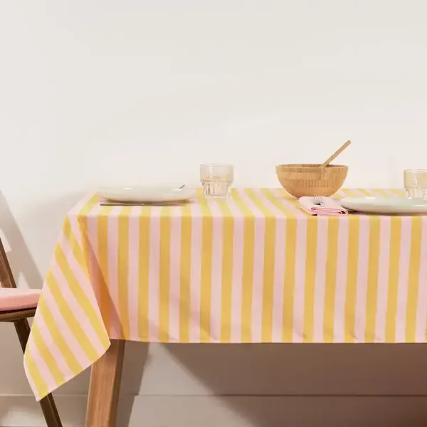 Maglia Raya Rosa en Yema jacquard tafelkleed