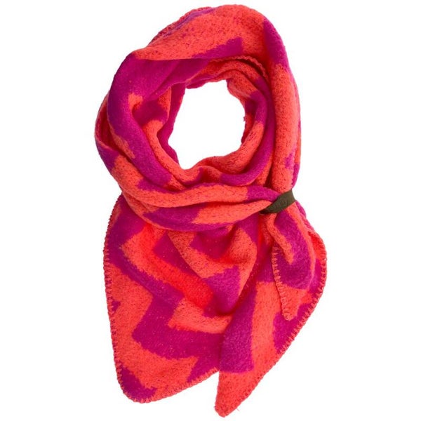 Sjaal Nina ZigZag - Fuchsia