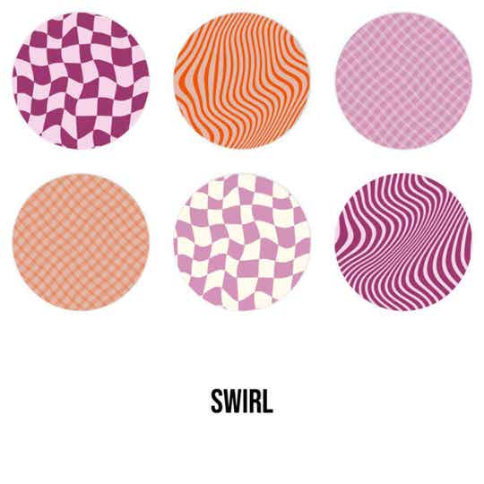 Onderzetters Swirl (6st.)