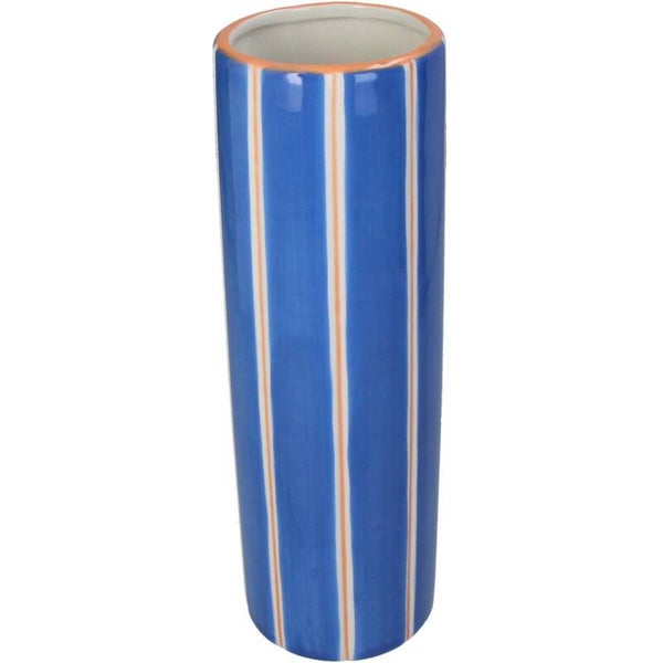 Vaas stripes blauw
