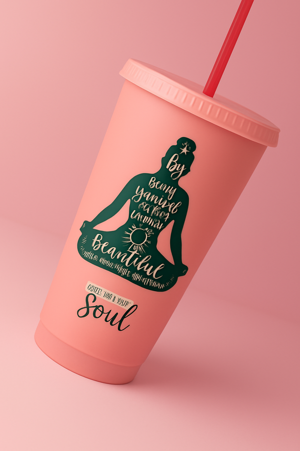Pink Yoga Cup