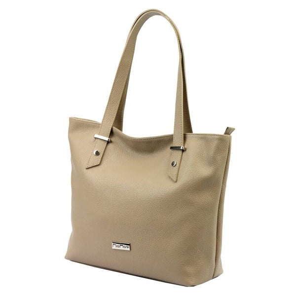 Torebka MiaMore 01-058 skóra TAUPE