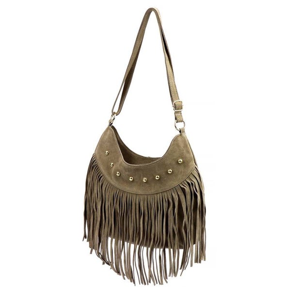 Torebka CAMILLA PREMIUM 10.002 ZAMSZ TAUPE