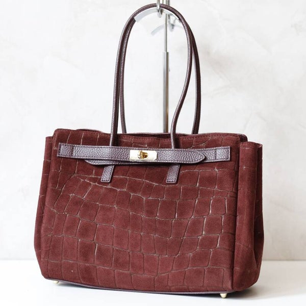Torebka CAMILLA PREMIUM 10.004 CROCO ZAMSZ BORDOWA
