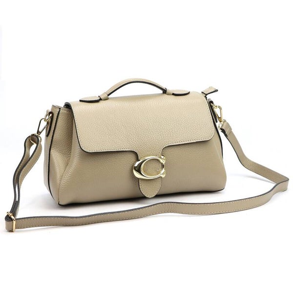 Torebka VERA PELLE 10.022 SKÓRA TAUPE