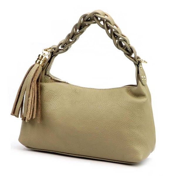 Torebka VERA PELLE 26-032 skóra TAUPE