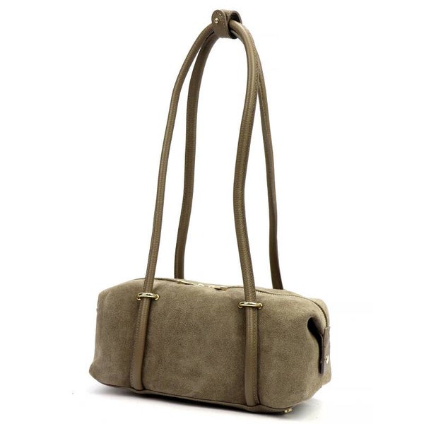 Torebka VERA PELLE 26-140 ZAMSZ TAUPE