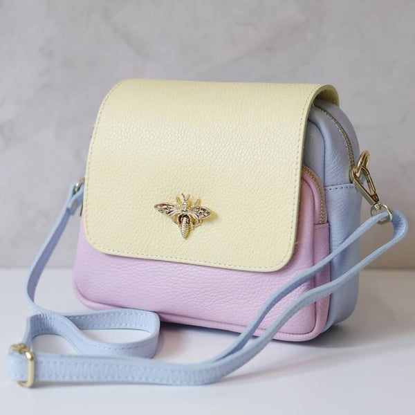 Torebka VERA PELLE 19-68 skóra MULTIKOLOR 3