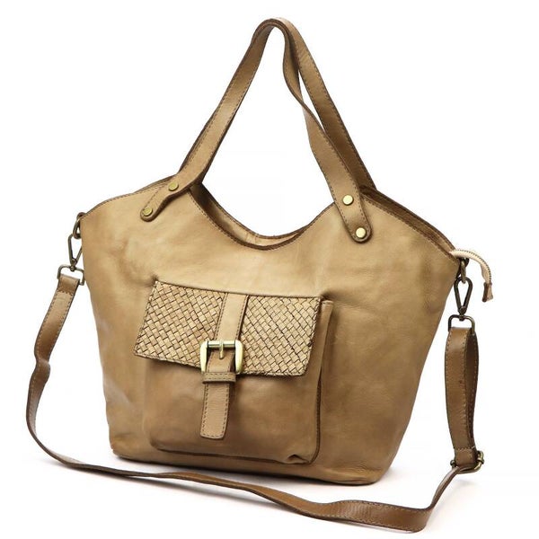 Torebka VS ITALY PREMIUM 016 skóra TAUPE