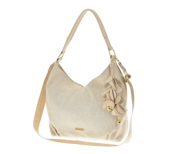 Torebka LAURA BIAGGI L326018 CANVAS BEŻ
