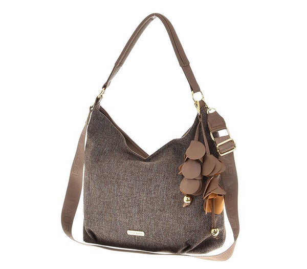 Torebka LAURA BIAGGI L326018 CANVAS MOCHA