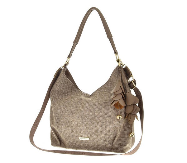 Torebka LAURA BIAGGI L326018 CANVAS TAUPE
