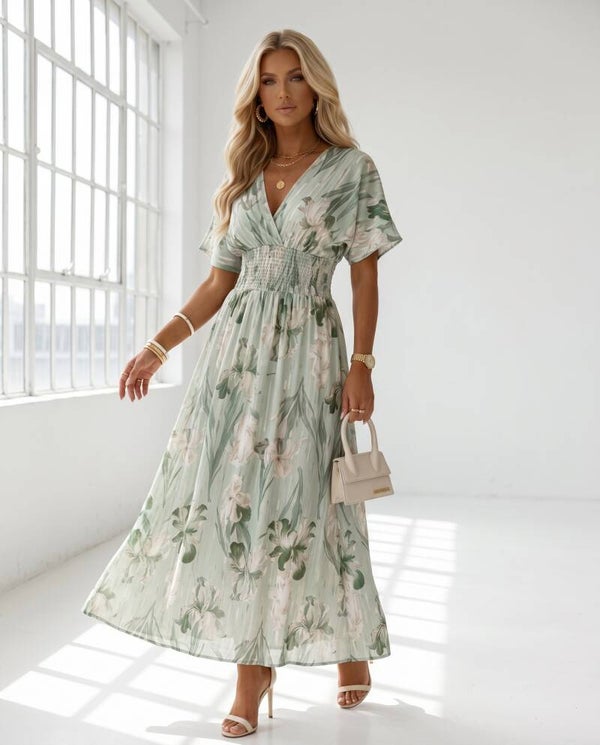 Sukienka LEANA SLEEVE MAGIC OLIWKA