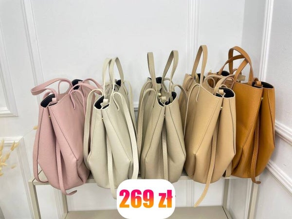 Torebka VERA PELLE POLI MAXI skóra KOLORY DO WYBORU