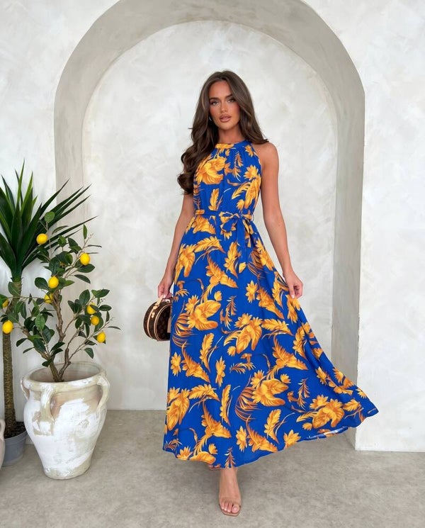 Sukienka MISS SARA MAXI INSOMNIA CHABER